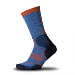 Image of a blue Thorlos Sock