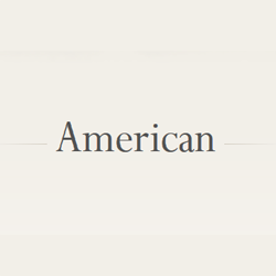 Image of the word American