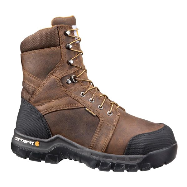 Carhartt Men's 8 Inch Waterproof Internal Met Guard Boot Composite Toe