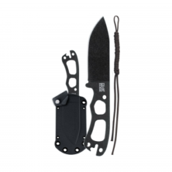 KA-BAR Becker Necker Drop Point Fixed Blade Knife, 3.25", Black - BK11