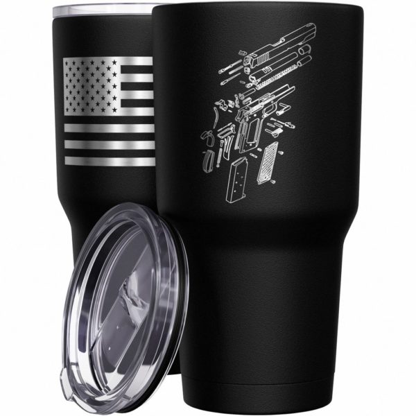 1911-schematics-stainless-steel-tumbler