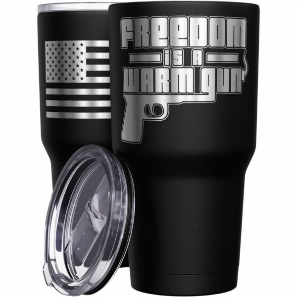 freedom-is-a-warm-gun-stainless-steel-tumbler