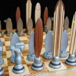 Dave Reynolds Surf Chess Set