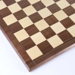 21" Folding Hardwood Player's Chessboard - 2 1/4" Squares JLP, USA