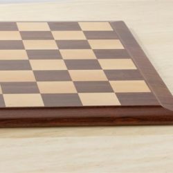 Queen Anne 21" Hardwood Player's Chessboard 2.25" Squares JLP, USA