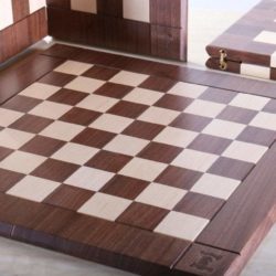 21" Folding Hardwood Player's Chessboard JLP, USA