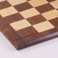 21" Hardwood Player's Chessboard 2 1/4" Squares JLP, USA (DISCOUNTED FOR IMPERFECTION)