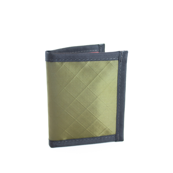 RFID Blocking Outlier - Card Holder Wallet (Recycled Olive/Brick Red)