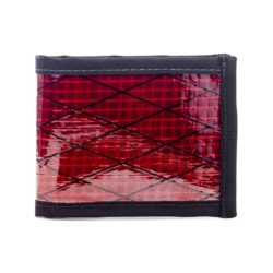 Recycled Sailcloth Vanguard - Bifold Wallet (Fiery Red Sailcloth)