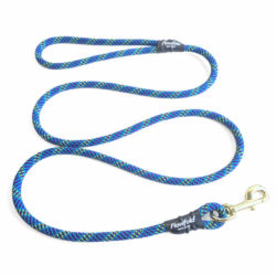 Trailmate Recycled Climbing Rope 4ft Dog Leash (Blue-Purple Rope)