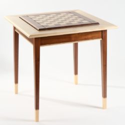 Walnut Maple Premium Hardwood Chess Table - FRAME ONLY (DISCOUNTED FOR IMPERFECTION)