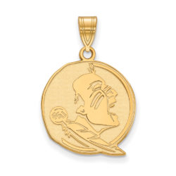 10K Yellow Gold Florida State Large Mascot Pendant