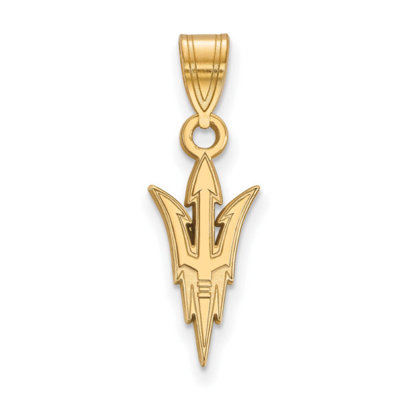 10k Yellow Gold Arizona State Medium Logo Pendant