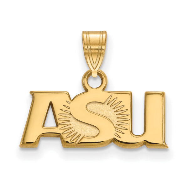 10k Yellow Gold Arizona State Small Pendant