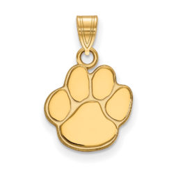 10k Yellow Gold Auburn U Small Paw Pendant