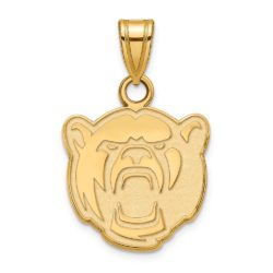 10k Yellow Gold Baylor U Small Bears Pendant