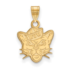 10k Yellow Gold Brigham Young U Small Pendant