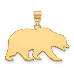 10k Yellow Gold California Berkeley Large Mascot Pendant