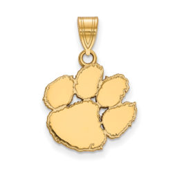 10k Yellow Gold Clemson U Medium Pendant