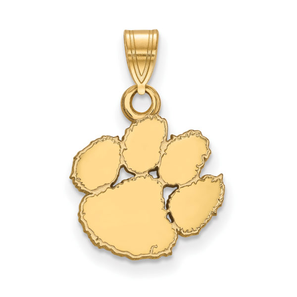 10k Yellow Gold Clemson U Small Pendant