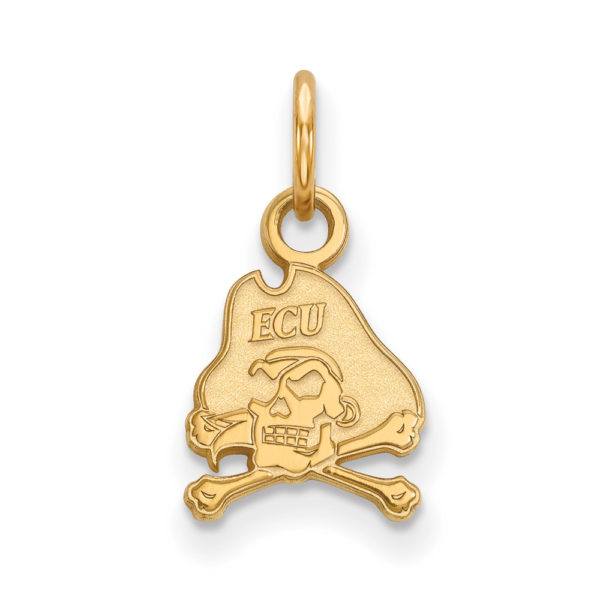 10k Yellow Gold East Carolina U XS (Tiny) Mascot Charm or Pendant