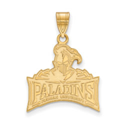 10k Yellow Gold Furman U Large Logo Pendant