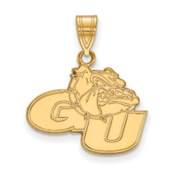 10k Yellow Gold Gonzaga U Medium Pendant