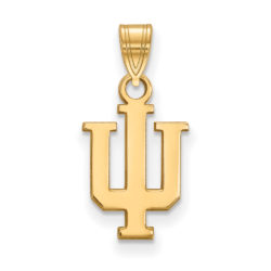 10k Yellow Gold Indiana U Small 'IU' Pendant