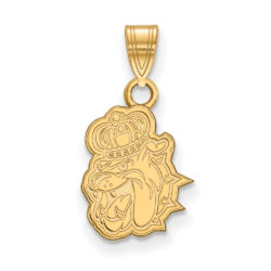 10k Yellow Gold James Madison U Small Mascot Pendant