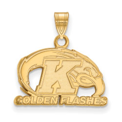 10k Yellow Gold Kent State Small Pendant