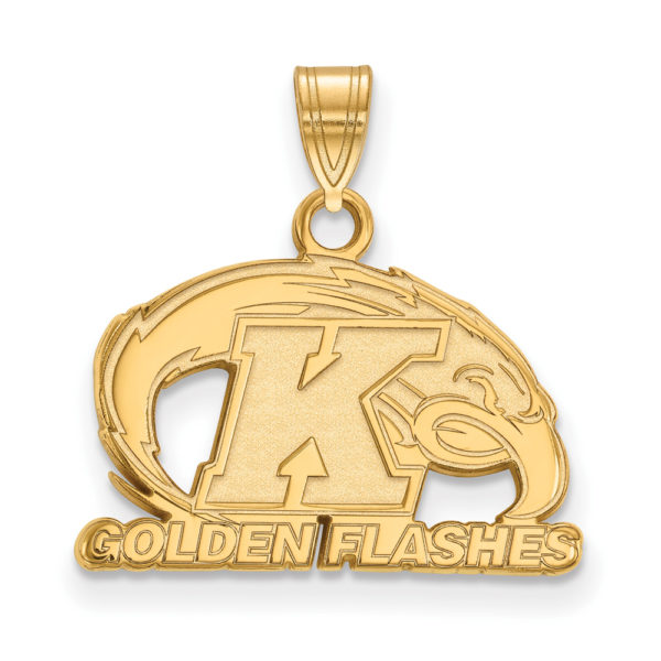 10k Yellow Gold Kent State Small Pendant