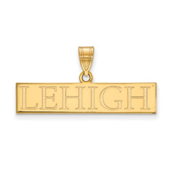 10k Yellow Gold Lehigh U Large Pendant