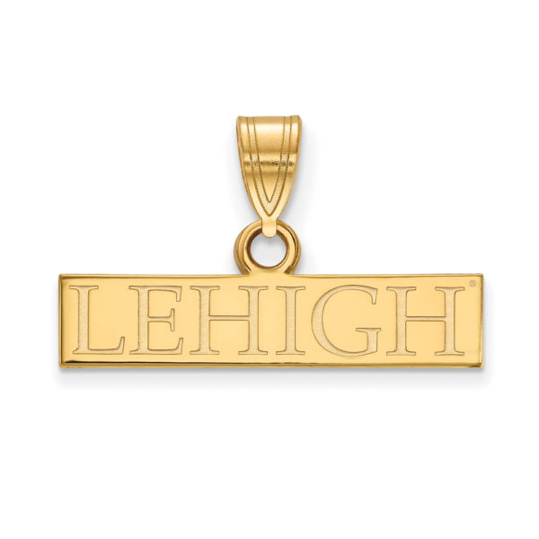 10k Yellow Gold Lehigh U Small Pendant