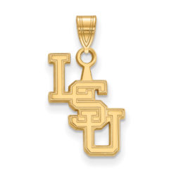 10k Yellow Gold Louisiana State Small Pendant