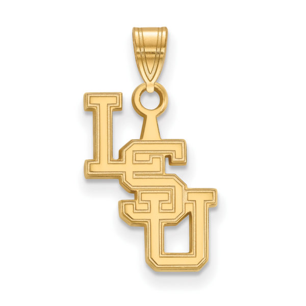 10k Yellow Gold Louisiana State Small Pendant