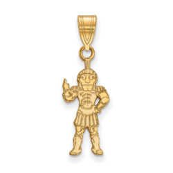 10k Yellow Gold Michigan State Large Spartans Pendant