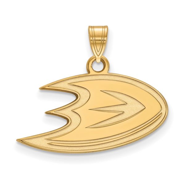 10k Yellow Gold NHL Anaheim Ducks Small Pendant