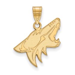 10k Yellow Gold NHL Arizona Coyotes Large Pendant