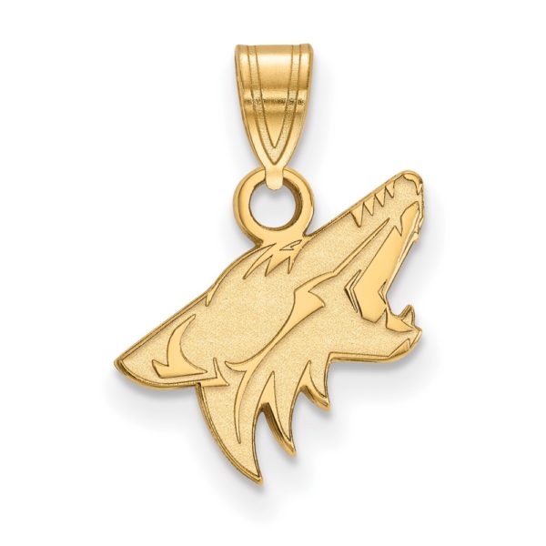 10k Yellow Gold NHL Arizona Coyotes Small Pendant