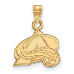 10k Yellow Gold NHL Colorado Avalanche Small Pendant