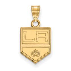 10k Yellow Gold NHL Los Angeles Kings Small Pendant