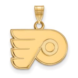 10k Yellow Gold NHL Philadelphia Flyers Small Pendant