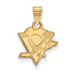 10k Yellow Gold NHL Pittsburgh Penguins Small Pendant