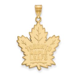 10k Yellow Gold NHL Toronto Maple Leafs XL Pendant