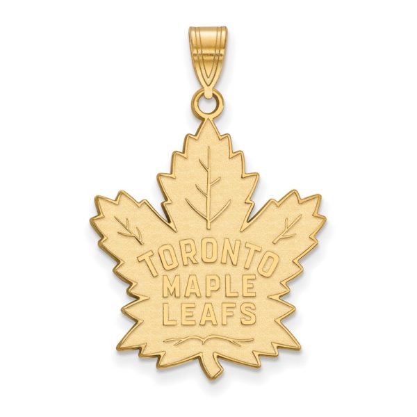 10k Yellow Gold NHL Toronto Maple Leafs XL Pendant