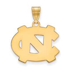 10k Yellow Gold North Carolina Medium 'NC' Pendant