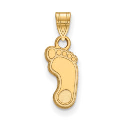 10k Yellow Gold North Carolina Small Tar Heels Pendant