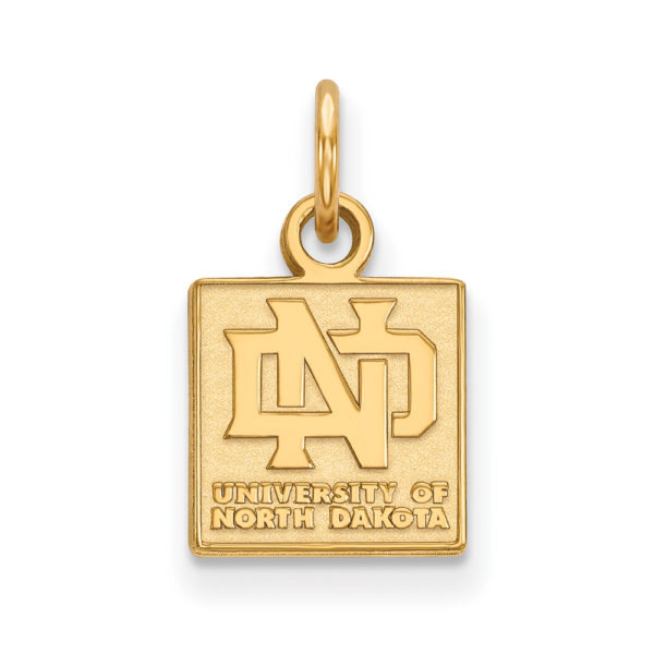 10k Yellow Gold North Dakota XS (Tiny) Charm or Pendant