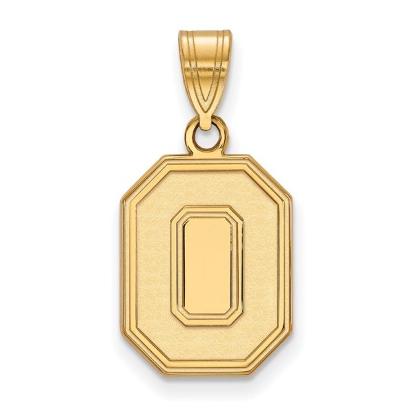 10k Yellow Gold Ohio State Medium 'O' Pendant