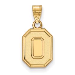 10k Yellow Gold Ohio State Small 'O' Pendant